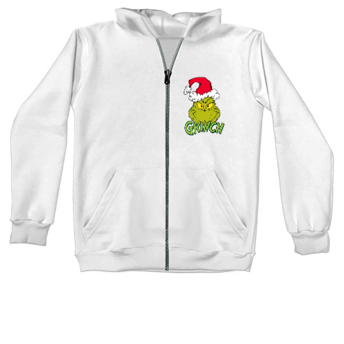 Kids' Zip-through Hoodie - Grinch - Mfest