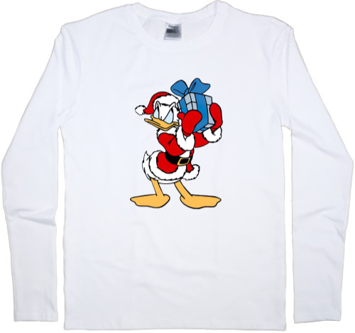 Kids' Longsleeve Shirt - Donald Sceptical Christmas - Mfest