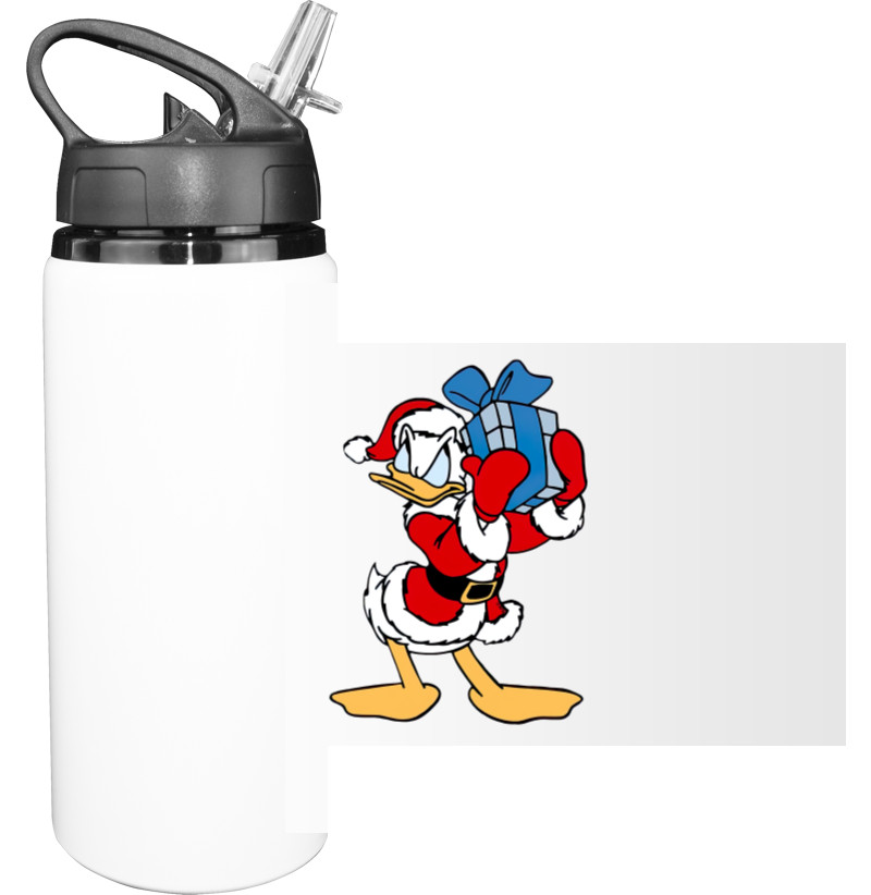 Sport Water Bottle - Donald Sceptical Christmas - Mfest