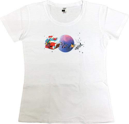 Women's Premium T-Shirt - Oggy and the cockroache - Mfest