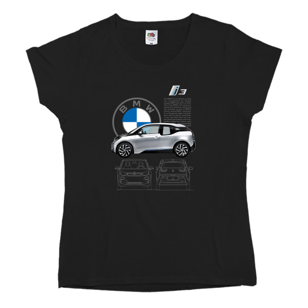 Women's T-shirt Fruit of the loom - BMW i3 - Mfest