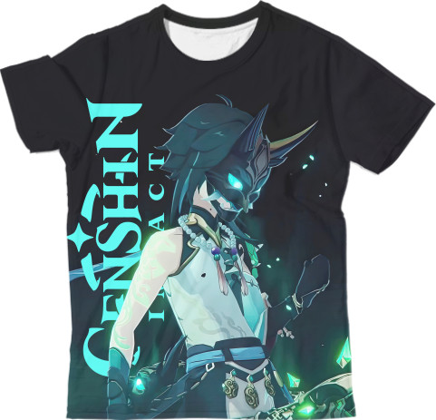 Man's T-shirt 3D -  Xiao Genshin Impact - Mfest