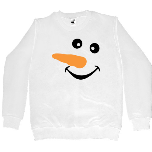 Women's Premium Sweatshirt - Face Snowman - Mfest