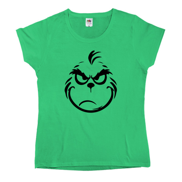 Women's T-shirt Fruit of the loom - Grumpy Grinch - Mfest