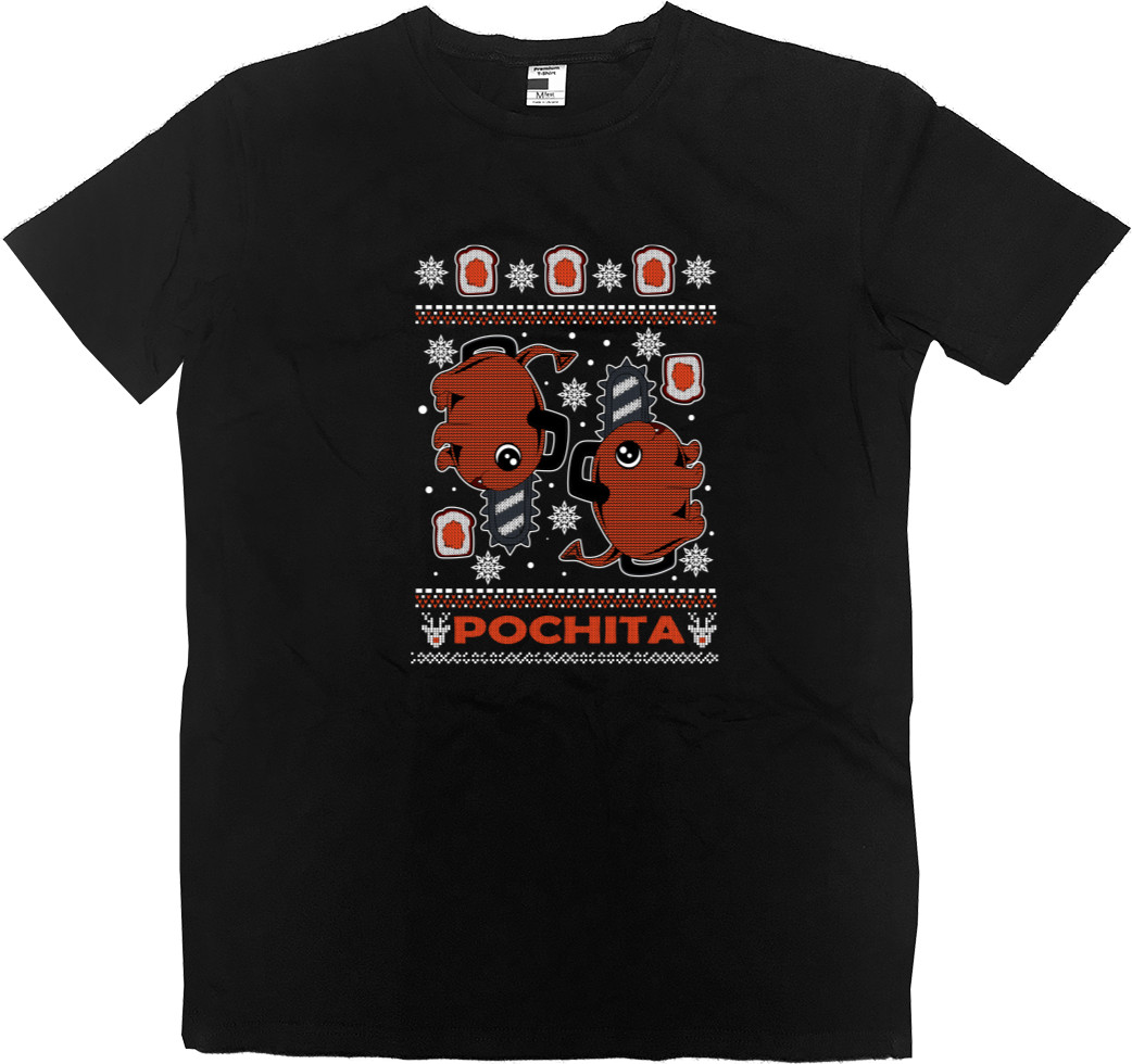 Men’s Premium T-Shirt - Pochita Chainsaw Man - Mfest