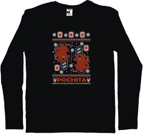 Men's Longsleeve Shirt - Pochita Chainsaw Man - Mfest