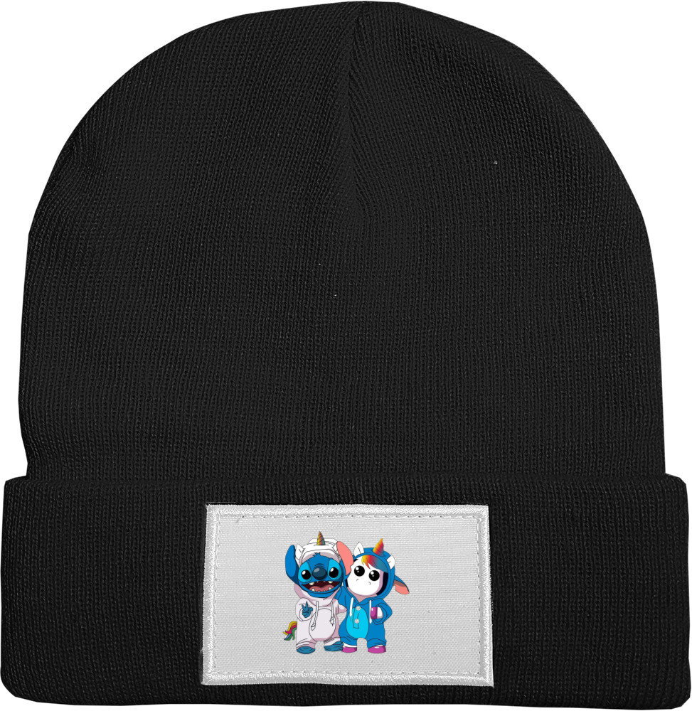 Hat with Patch - стич и единорог - Mfest