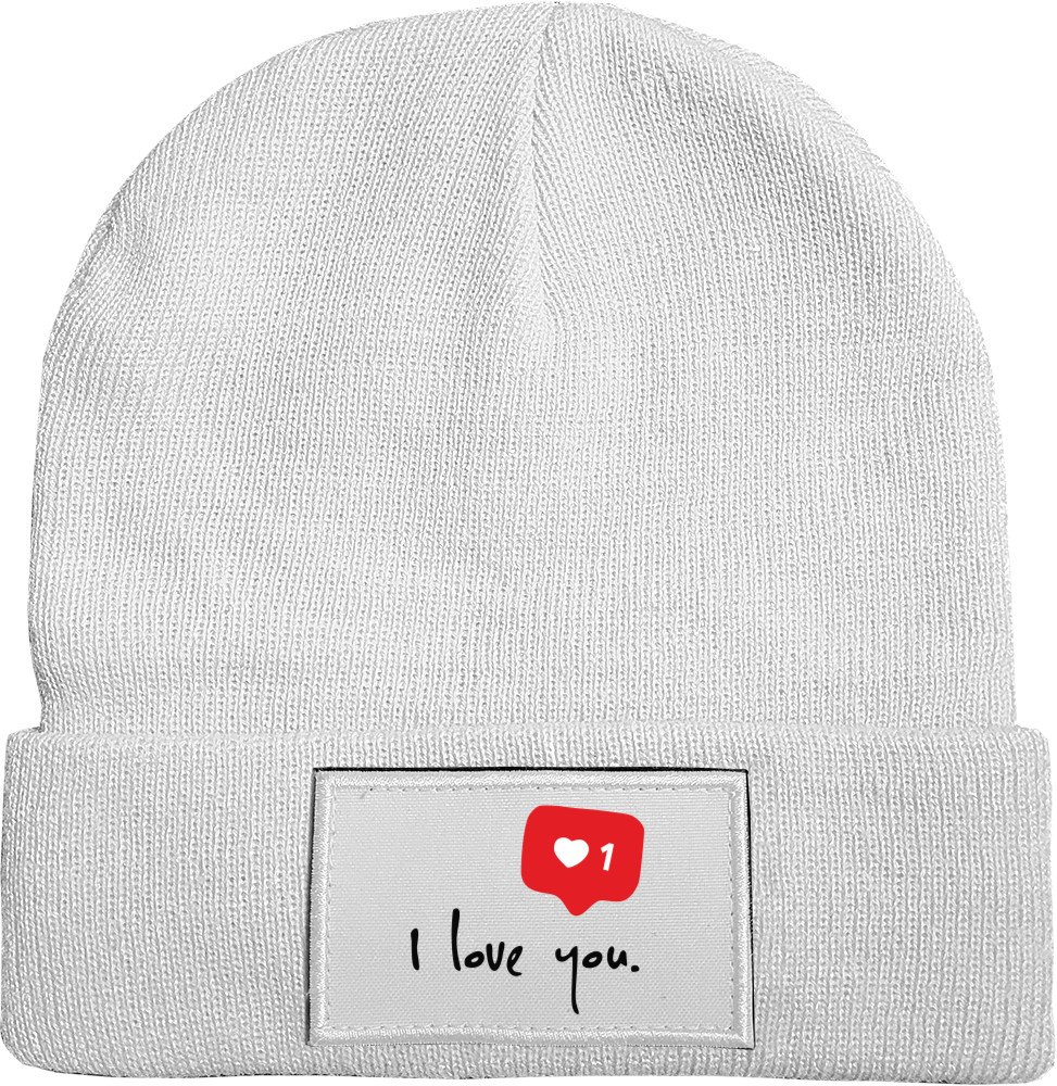 Hat with Patch - I Love you - Mfest