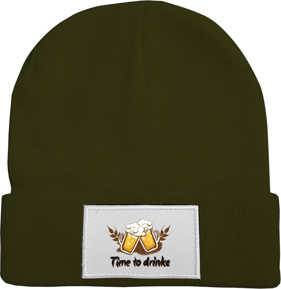 Hat with Patch - time to drink - Mfest