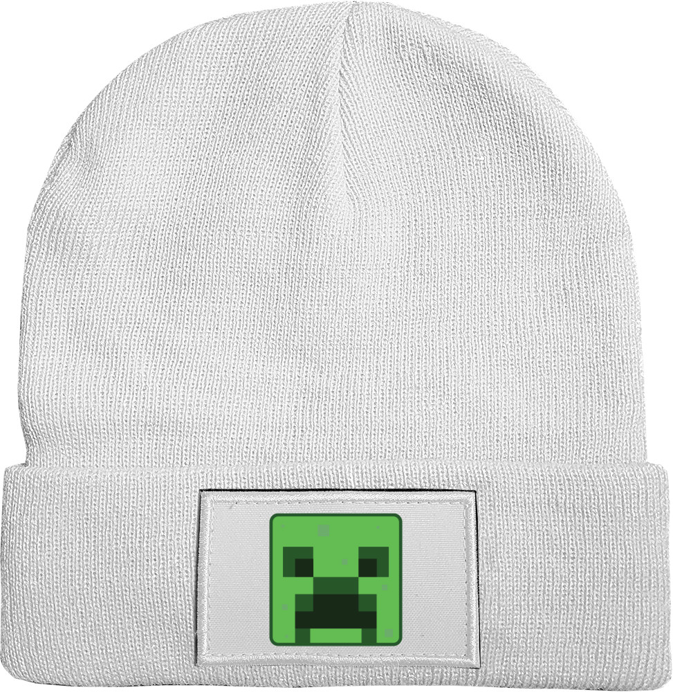 Hat with Patch - Creeper cube art - Mfest