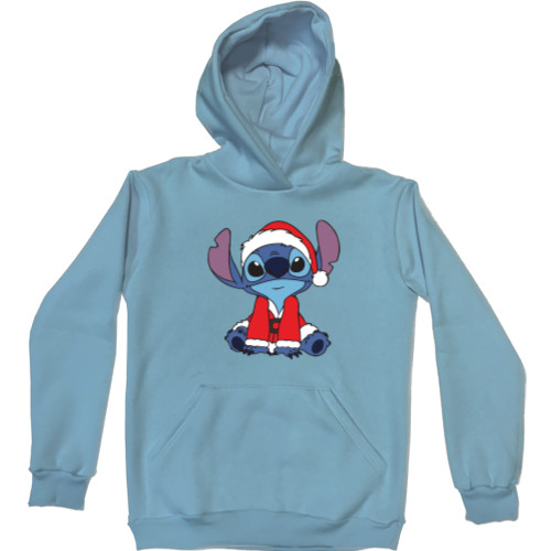 Stitch in Santa Claus costume