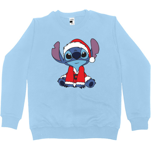 Stitch in Santa Claus costume