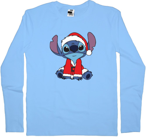 Stitch in Santa Claus costume