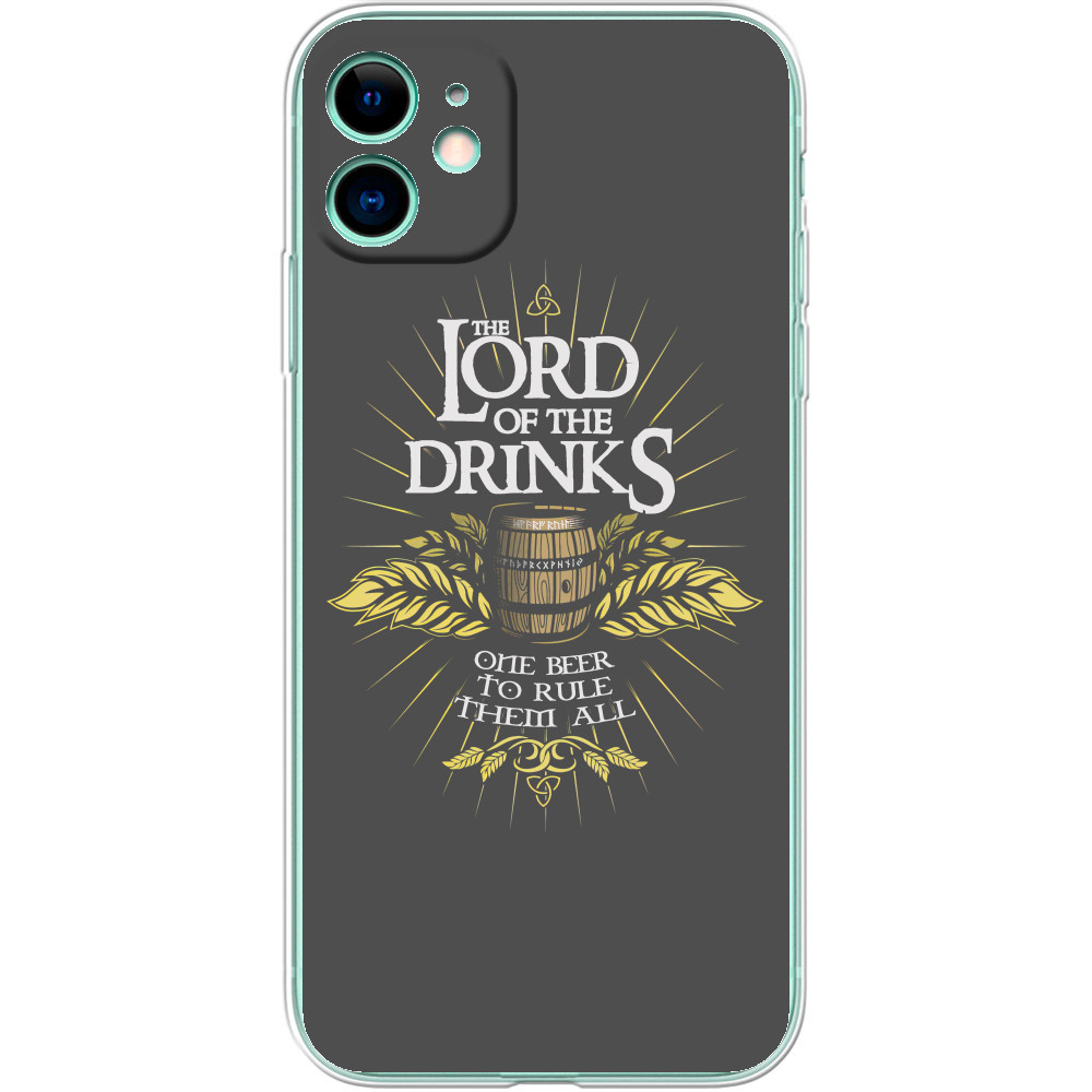 Чехол iPhone - Lord of the Drinks - Mfest