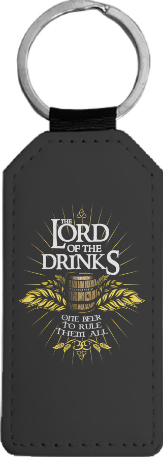 Rectangular Keychain - Lord of the Drinks - Mfest