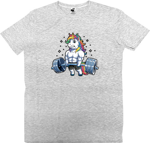 Men’s Premium T-Shirt - Unicorn Fitness Gym - Mfest