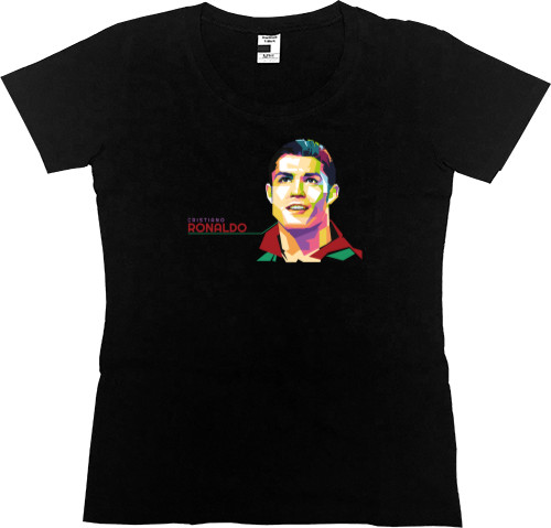 Women's Premium T-Shirt - Cristiano Ronaldo 3 - Mfest