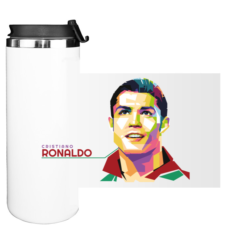 Water Bottle on Tumbler - Cristiano Ronaldo 3 - Mfest