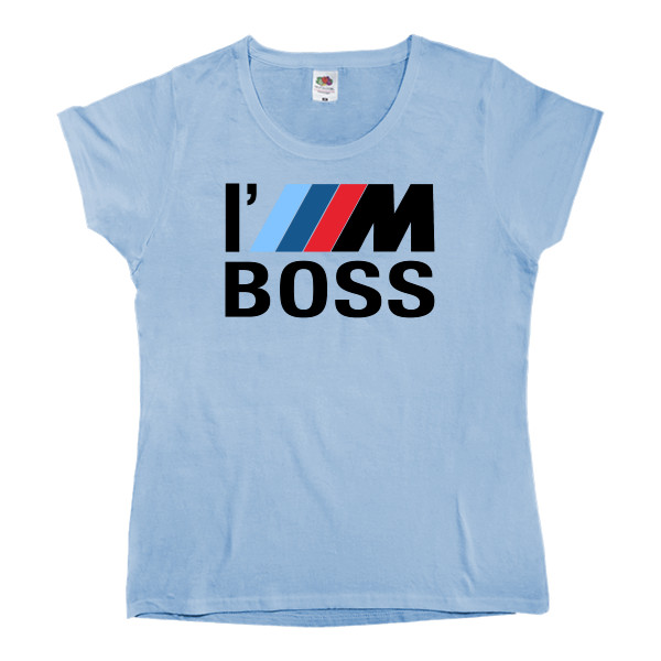 Women's T-shirt Fruit of the loom - Вoss bmw - Mfest