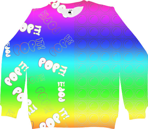 Women's Sweatshirt 3D - Pop it 5 - Mfest