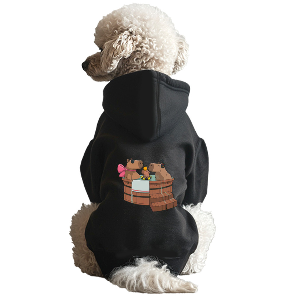 Hoodies for dogs - Capybara family - Mfest