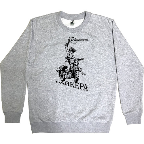 Women's Premium Sweatshirt - Biker's wife - Mfest