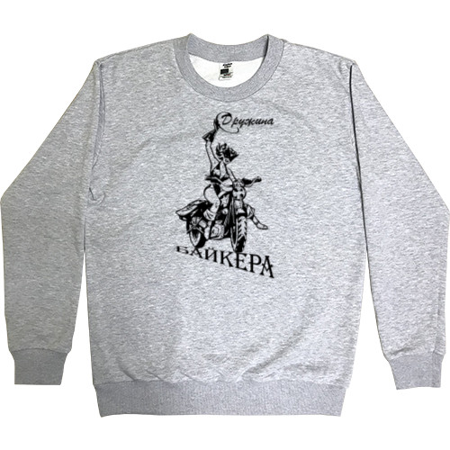 Men’s Premium Sweatshirt - Biker's wife - Mfest