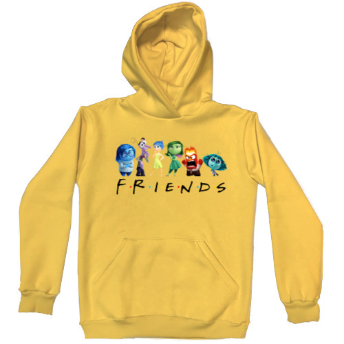 Unisex Hoodie - Friends with thoughts inside out - Mfest