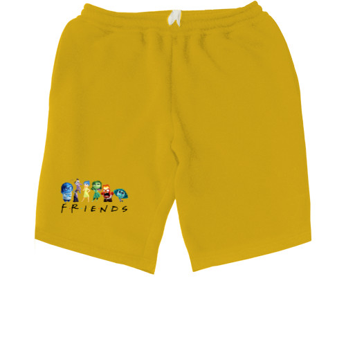 Men's Shorts - Friends with thoughts inside out - Mfest