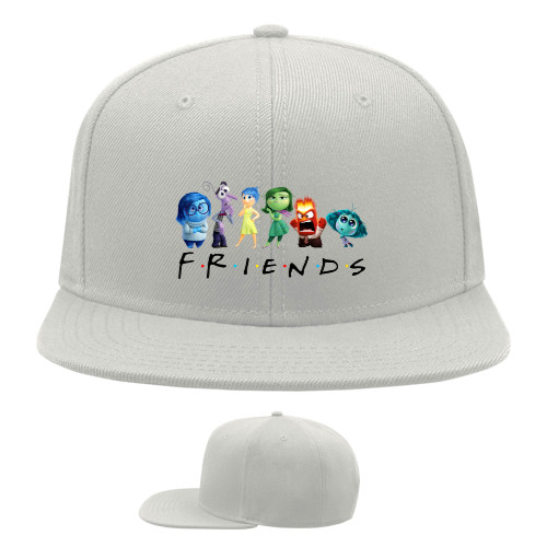 Snapback Baseball Cap - Friends with thoughts inside out - Mfest