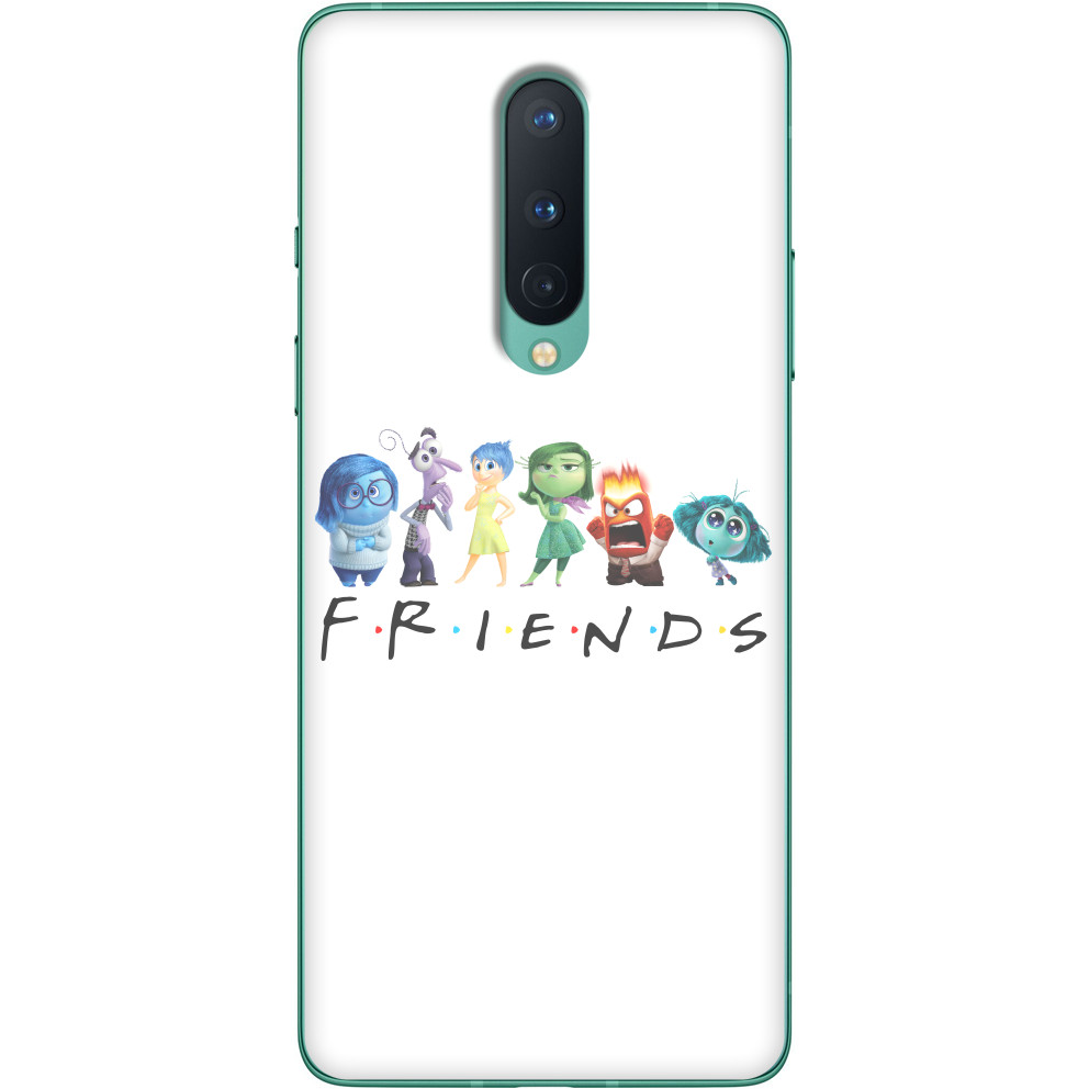 Чехол OnePlus - Friends with thoughts inside out - Mfest