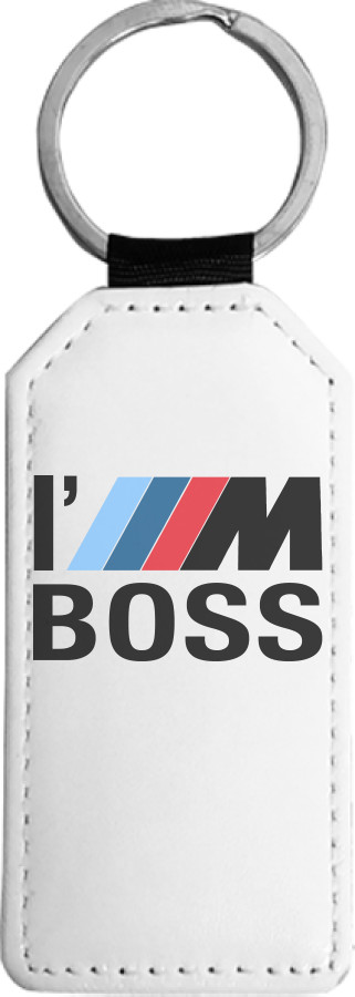 Брелок прямокутний - Вoss bmw - Mfest