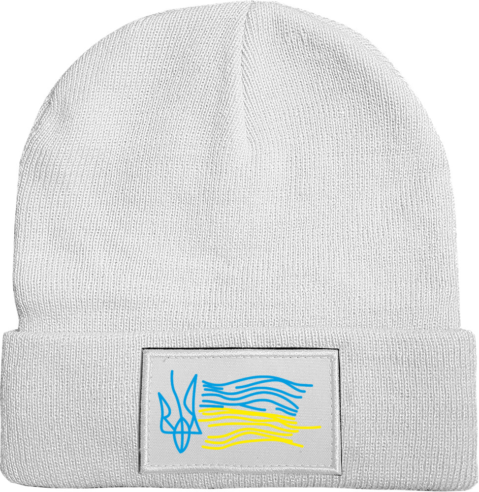 Hat with Patch - Trident and ensign of Ukraine creative - Mfest