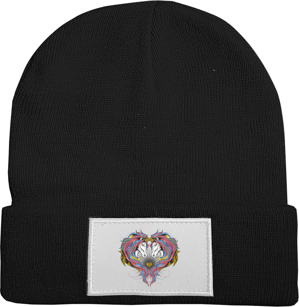 Hat with Patch - Единороги парочка - Mfest