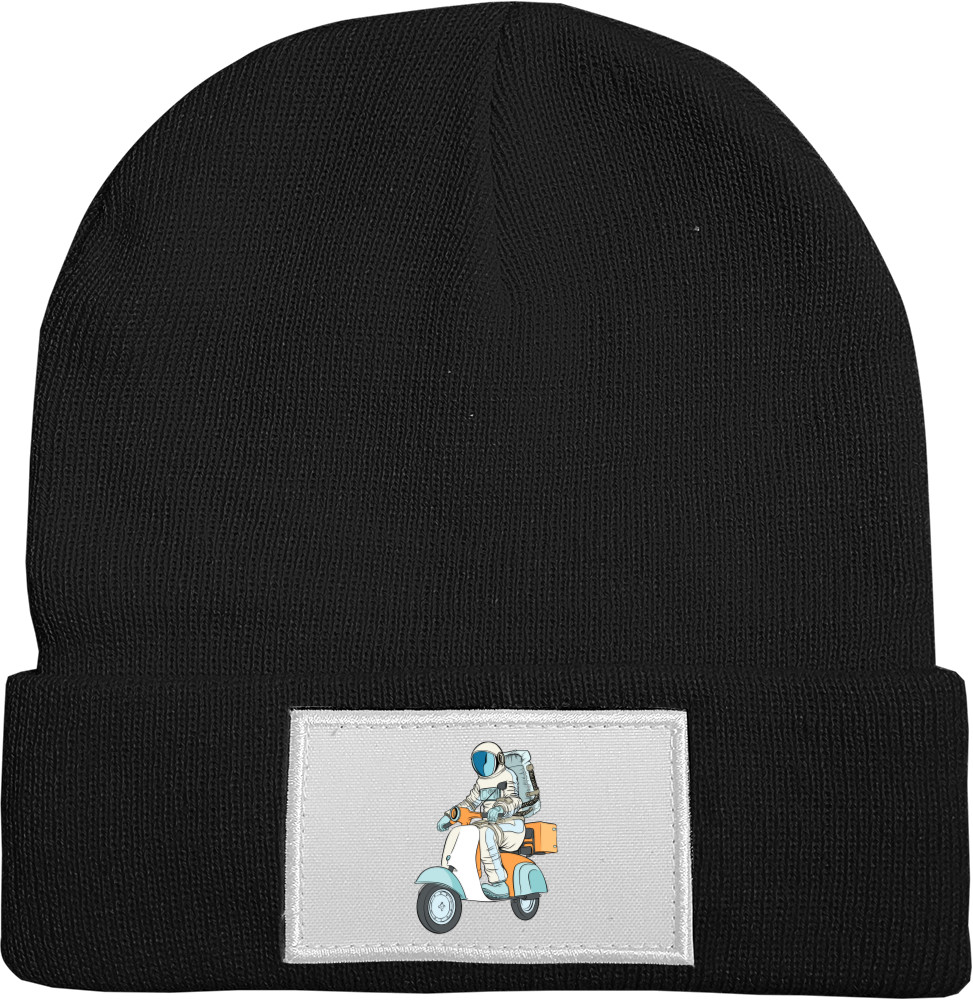 Hat with Patch - Космонавт на мопеде - Mfest