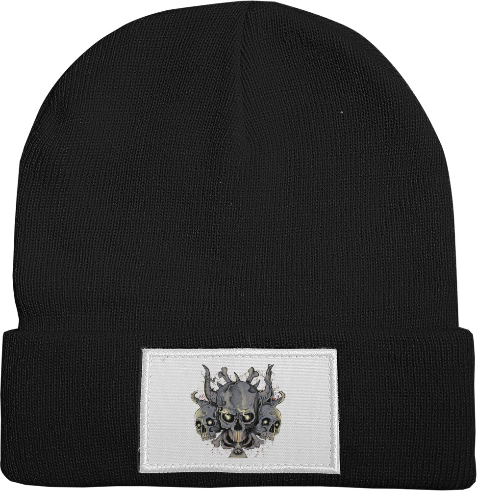 Hat with Patch - Три черепа - Mfest