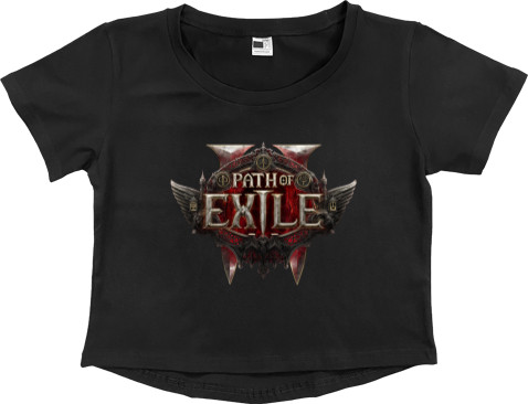 Women's Cropped Premium T-Shirt - Path of Exile 2 - Mfest