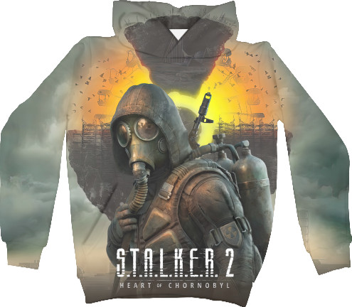 Unisex Hoodie 3D - Stalker Heart of Chernobyl - Mfest