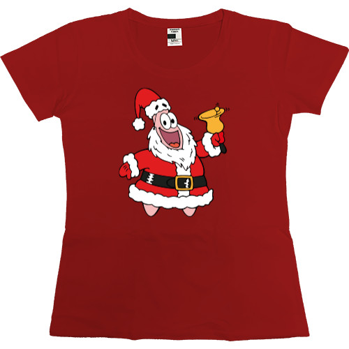 Women's Premium T-Shirt - Patrick Star New Year - Mfest