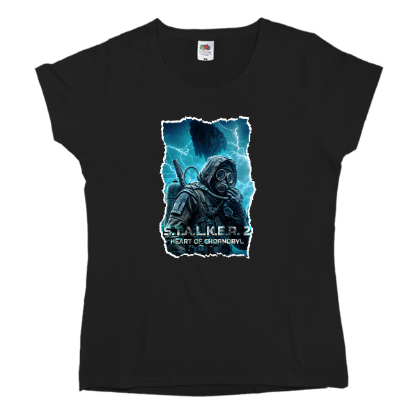 Women's T-shirt Fruit of the loom - S.T.A.L.K.E.R. 2 Heart of Chornobyl - Mfest