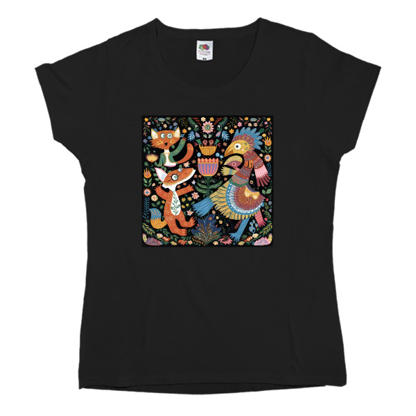 Women's T-shirt Fruit of the loom - Fantasy Animals - Mfest