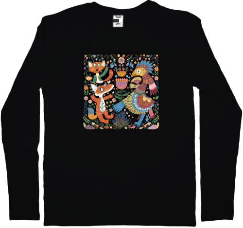 Kids' Longsleeve Shirt - Fantasy Animals - Mfest