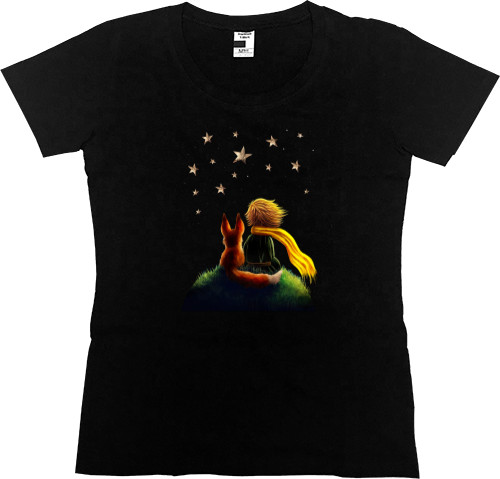 Women's Premium T-Shirt - The Little Prince and the Fox - Mfest