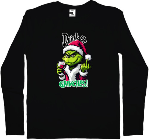 Men's Longsleeve Shirt - Drink Up Grinches - Mfest