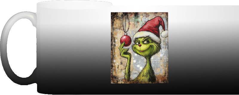 Magic Mug - Grinch with a balloon - Mfest