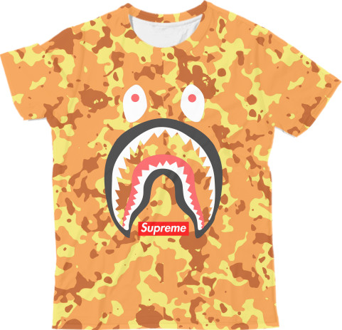 Man's T-shirt 3D - Bape supreme - Mfest