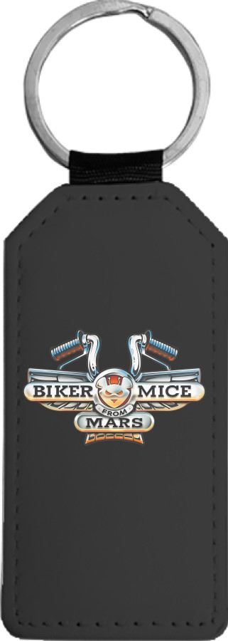 Rectangular Keychain - Biker Mice from Mars Logo - Mfest