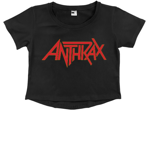 Кроп - топ Преміум Дитячий - Anthrax logo - Mfest