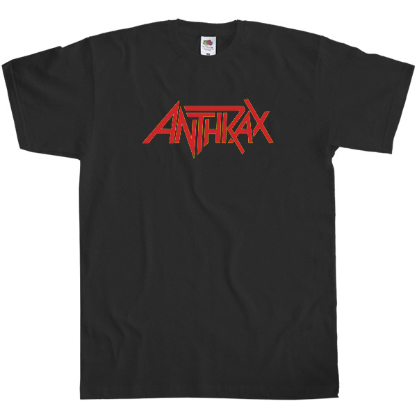 Футболка Класика Дитяча Fruit of the loom - Anthrax logo - Mfest