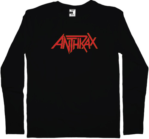 Футболка з Довгим Рукавом Чоловіча - Anthrax logo - Mfest